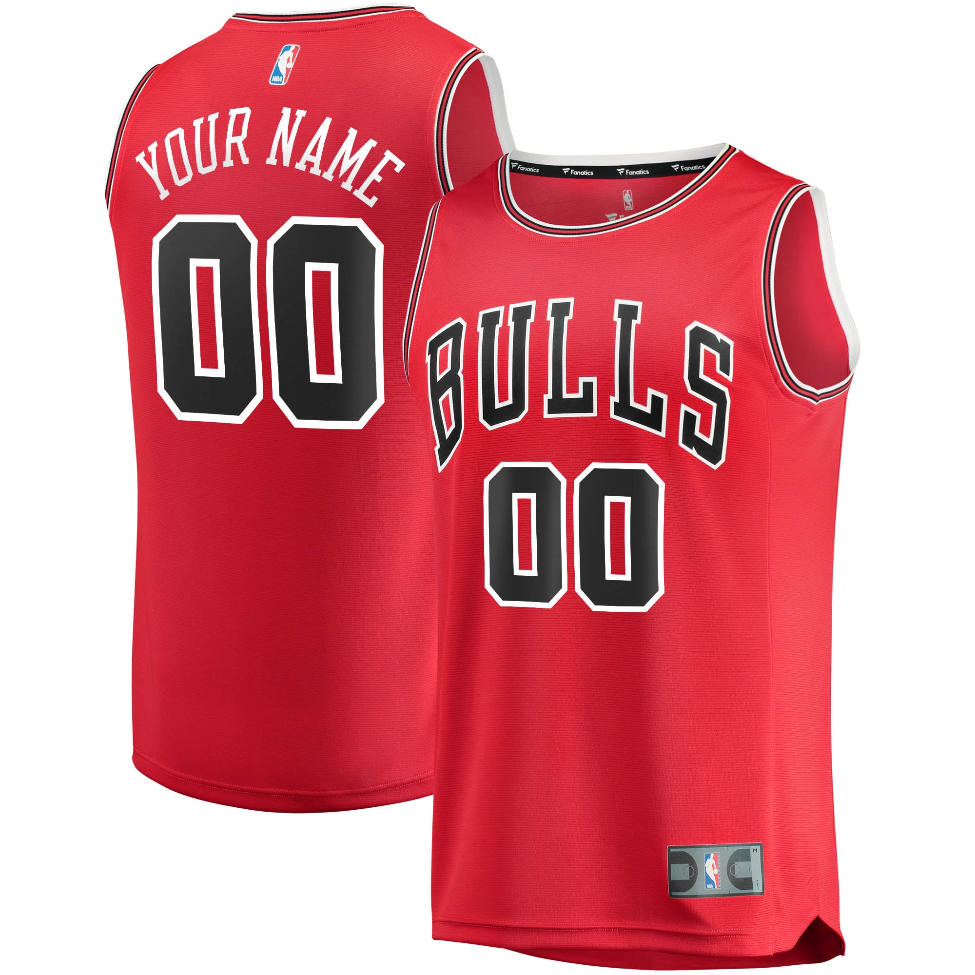 youth chicago bulls fanatics red fast break custom replica jersey – icon edition – Genuine NBA Hats & Jerseys for Fans