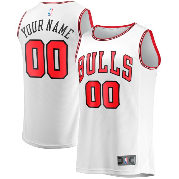 youth chicago bulls fanatics white fast break replica custom jersey – association edition – Genuine NBA Hats & Jerseys for Fans