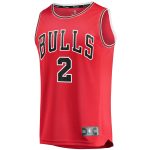 youth chicago bulls lonzo ball fanatics red fast break road replica jersey – icon edition – Genuine NBA Hats & Jerseys for Fans