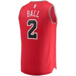 youth chicago bulls lonzo ball fanatics red fast break road replica jersey – icon edition – Genuine NBA Hats & Jerseys for Fans