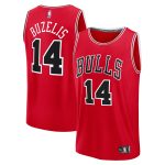 youth chicago bulls matas buzelis fanatics red fast break replica player jersey – icon edition – Genuine NBA Hats & Jerseys for Fans