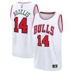 youth chicago bulls matas buzelis fanatics white fast break replica player jersey – association edition – Genuine NBA Hats & Jerseys for Fans