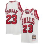 youth chicago bulls michael jordan mitchell amp ness white 199798 hardwood classics authentic jersey – Genuine NBA Hats & Jerseys for Fans