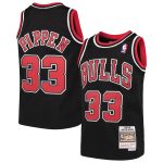 youth chicago bulls scottie pippen mitchell amp ness black hardwood classics swingman throwback jersey – Genuine NBA Hats & Jerseys for Fans