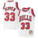 youth chicago bulls scottie pippen mitchell amp ness white 199798 hardwood classics swingman jersey – Genuine NBA Hats & Jerseys for Fans