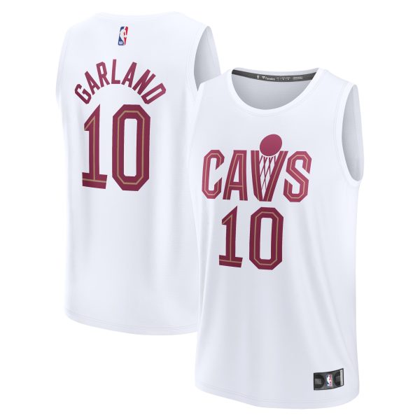 youth cleveland cavaliers darius garland fanatics white fast break replica player jersey – association edition – Genuine NBA Hats & Jerseys for Fans