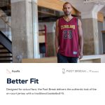 youth cleveland cavaliers darius garland fanatics wine replica fast break jersey – icon edition – Genuine NBA Hats & Jerseys for Fans