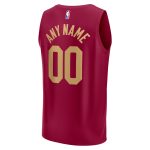 youth cleveland cavaliers fanatics maroon fast break custom jersey – icon edition – Genuine NBA Hats & Jerseys for Fans
