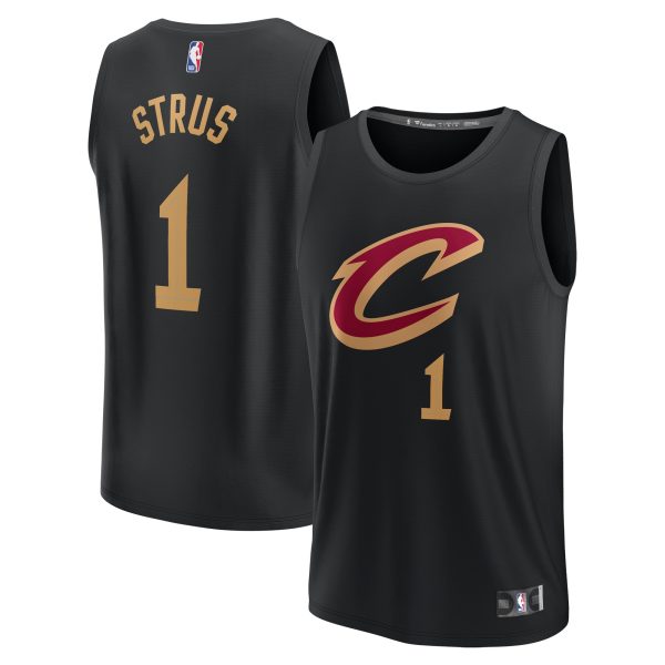 youth cleveland cavaliers max strus fanatics black fast break replica player jersey – statement edition – Genuine NBA Hats & Jerseys for Fans