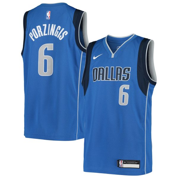 youth dallas mavericks kristaps porzingis nike blue swingman jersey – icon edition – Genuine NBA Hats & Jerseys for Fans