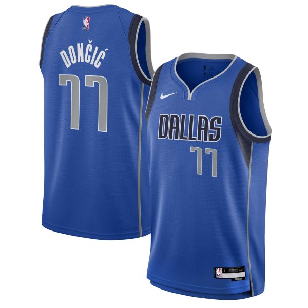 youth dallas mavericks luka dončić nike blue swingman jersey – icon edition – Genuine NBA Hats & Jerseys for Fans