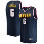 youth denver nuggets deandre jordan fanatics navy fast break player jersey – icon edition – Genuine NBA Hats & Jerseys for Fans