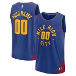youth denver nuggets fanatics blue fast break replica custom jersey – statement edition – Genuine NBA Hats & Jerseys for Fans