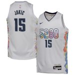 youth denver nuggets nikola jokic nike white 202425 swingman player jersey – city edition – Genuine NBA Hats & Jerseys for Fans