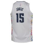 youth denver nuggets nikola jokic nike white 202425 swingman player jersey – city edition – Genuine NBA Hats & Jerseys for Fans