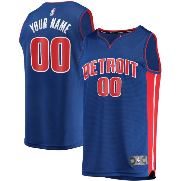 youth detroit pistons fanatics blue fast break custom replica jersey – icon edition – Genuine NBA Hats & Jerseys for Fans
