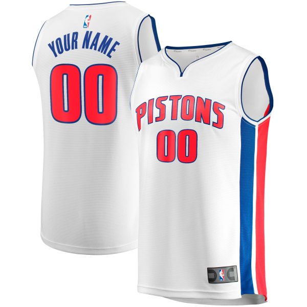 youth detroit pistons fanatics white fast break replica custom jersey – association edition – Genuine NBA Hats & Jerseys for Fans