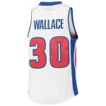youth detroit pistons rasheed wallace mitchell amp ness white 200304 hardwood classics swingman jersey – Genuine NBA Hats & Jerseys for Fans