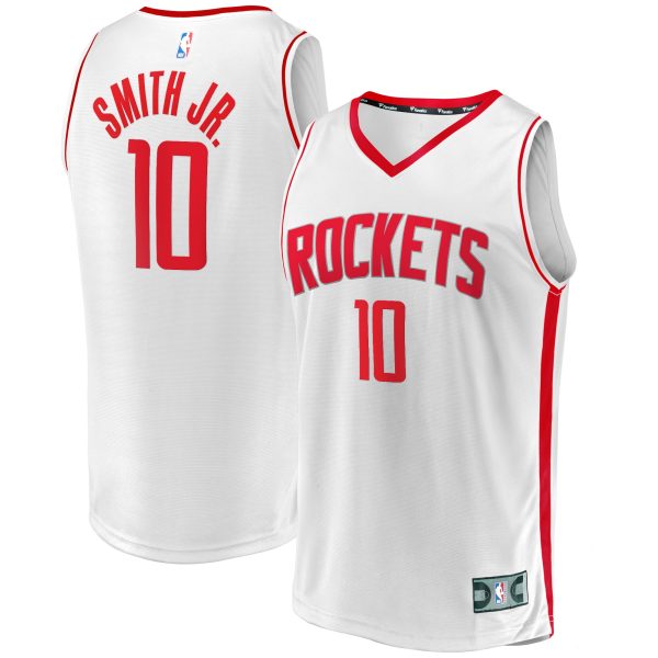 youth houston rockets jabari smith jr. fanatics white fast break replica player jersey – association edition – Genuine NBA Hats & Jerseys for Fans