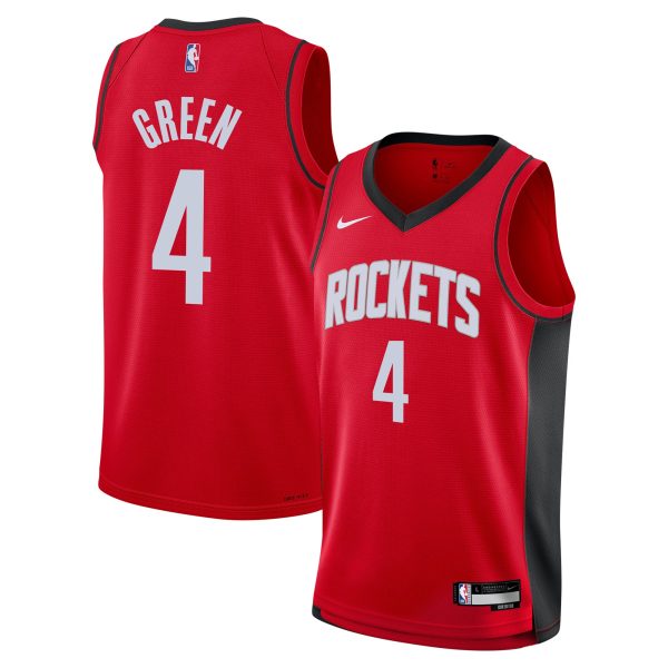 youth houston rockets jalen green nike red swingman jersey – icon edition – Genuine NBA Hats & Jerseys for Fans