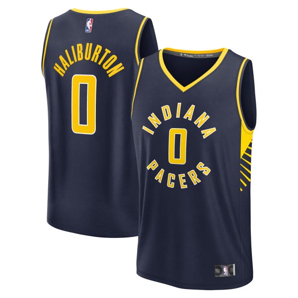 youth indiana pacers tyrese haliburton fanatics navy fast break replica player jersey – icon edition – Genuine NBA Hats & Jerseys for Fans