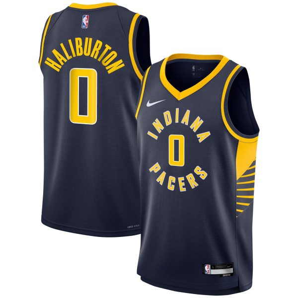 youth indiana pacers tyrese haliburton nike navy swingman jersey – icon edition – Genuine NBA Hats & Jerseys for Fans