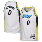 youth indiana pacers tyrese haliburton nike white 202425 swingman player jersey – city edition – Genuine NBA Hats & Jerseys for Fans