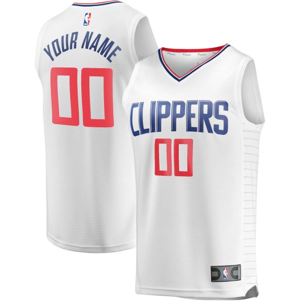 youth la clippers fanatics white fast break custom replica jersey – association edition – Genuine NBA Hats & Jerseys for Fans