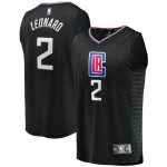 youth la clippers kawhi leonard fanatics black fast break player jersey – statement edition – Genuine NBA Hats & Jerseys for Fans
