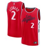 youth la clippers kawhi leonard fanatics red fast break replica player jersey – statement edition – Genuine NBA Hats & Jerseys for Fans