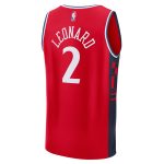 youth la clippers kawhi leonard fanatics red fast break replica player jersey – statement edition – Genuine NBA Hats & Jerseys for Fans