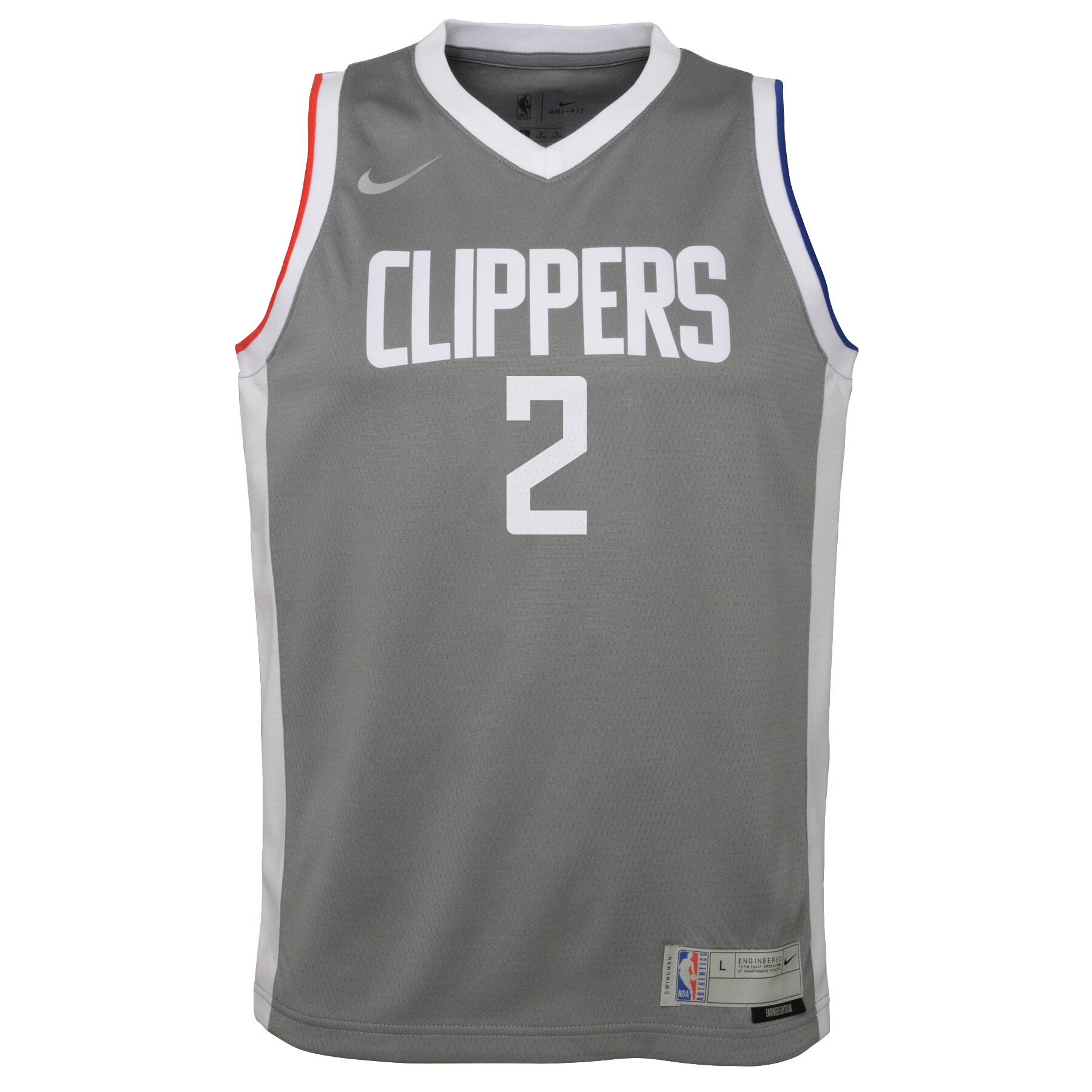 youth la clippers kawhi leonard nike gray 202021 swingman player jersey – earned edition – Genuine NBA Hats & Jerseys for Fans