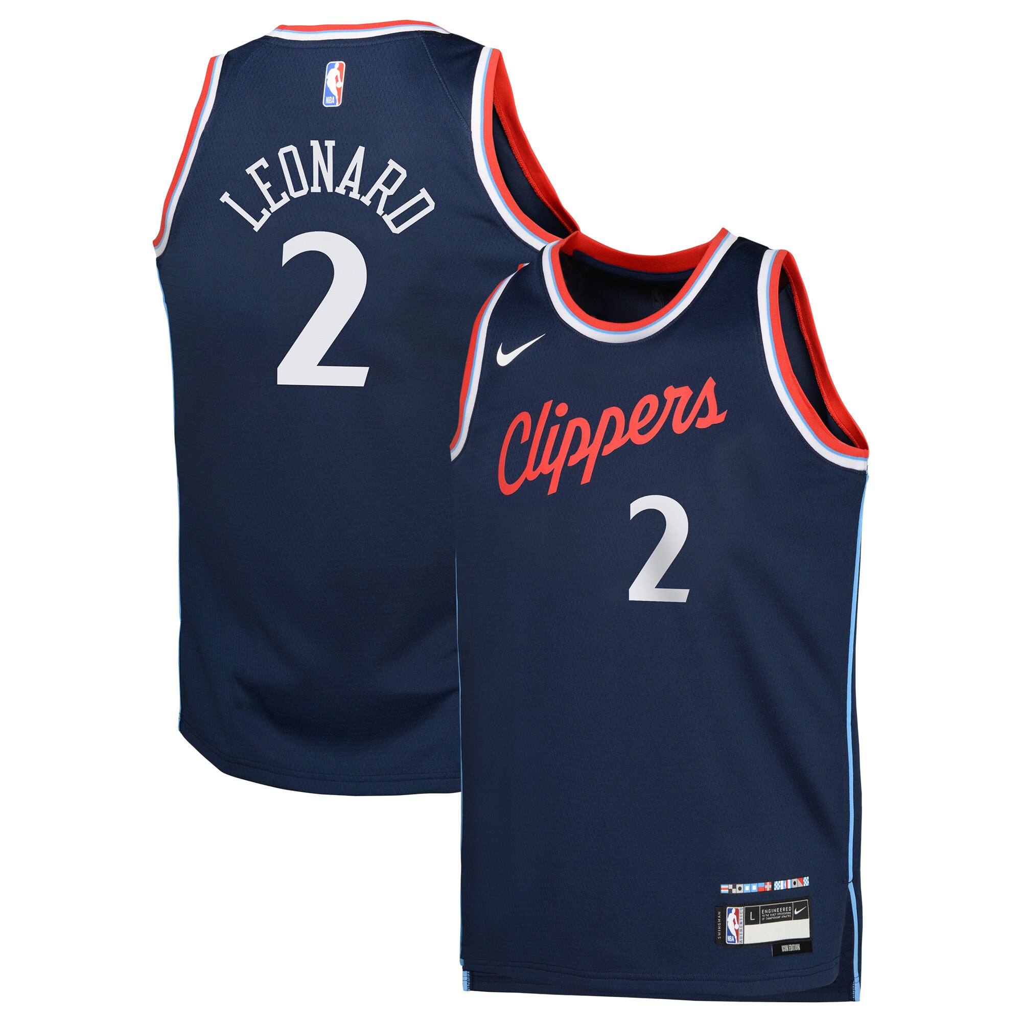 youth la clippers kawhi leonard nike royal swingman jersey – icon edition – Genuine NBA Hats & Jerseys for Fans