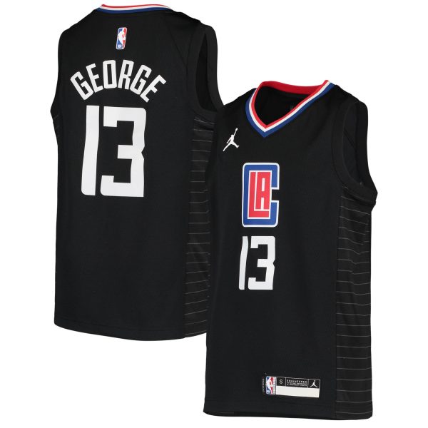 youth la clippers paul george jordan brand black 202021 swingman player jersey – statement edition – Genuine NBA Hats & Jerseys for Fans