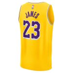 youth los angeles lakers lebron james fanatics gold fast break replica player jersey – icon edition – Genuine NBA Hats & Jerseys for Fans
