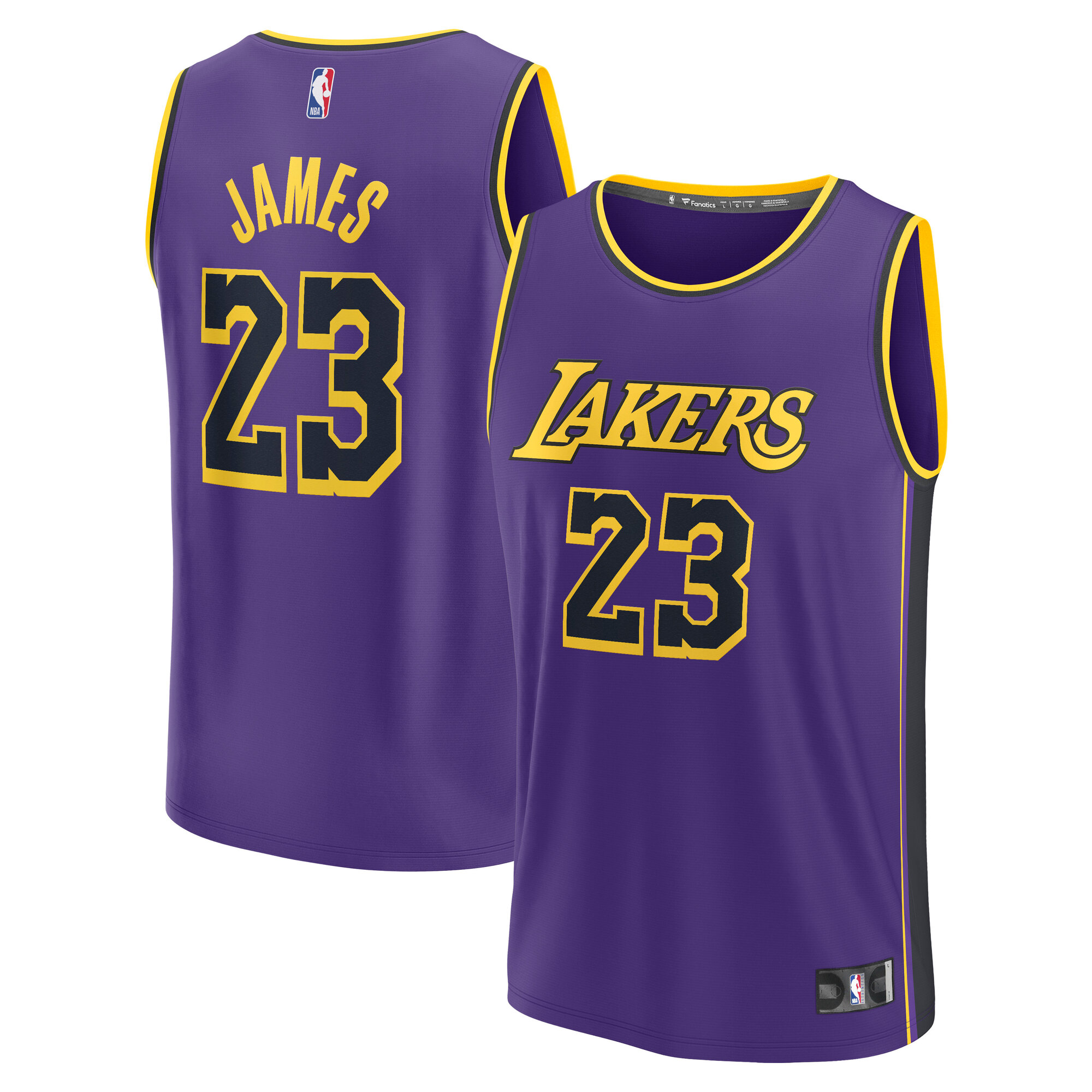 youth los angeles lakers lebron james fanatics purple fast break replica player jersey – statement edition – Genuine NBA Hats & Jerseys for Fans