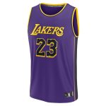 youth los angeles lakers lebron james fanatics purple fast break replica player jersey – statement edition – Genuine NBA Hats & Jerseys for Fans