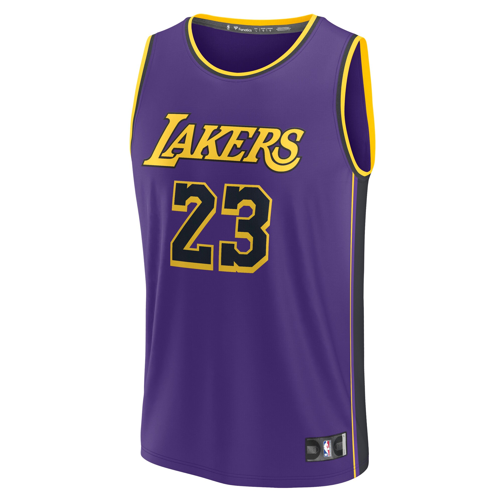 youth los angeles lakers lebron james fanatics purple fast break replica player jersey – statement edition – Genuine NBA Hats & Jerseys for Fans