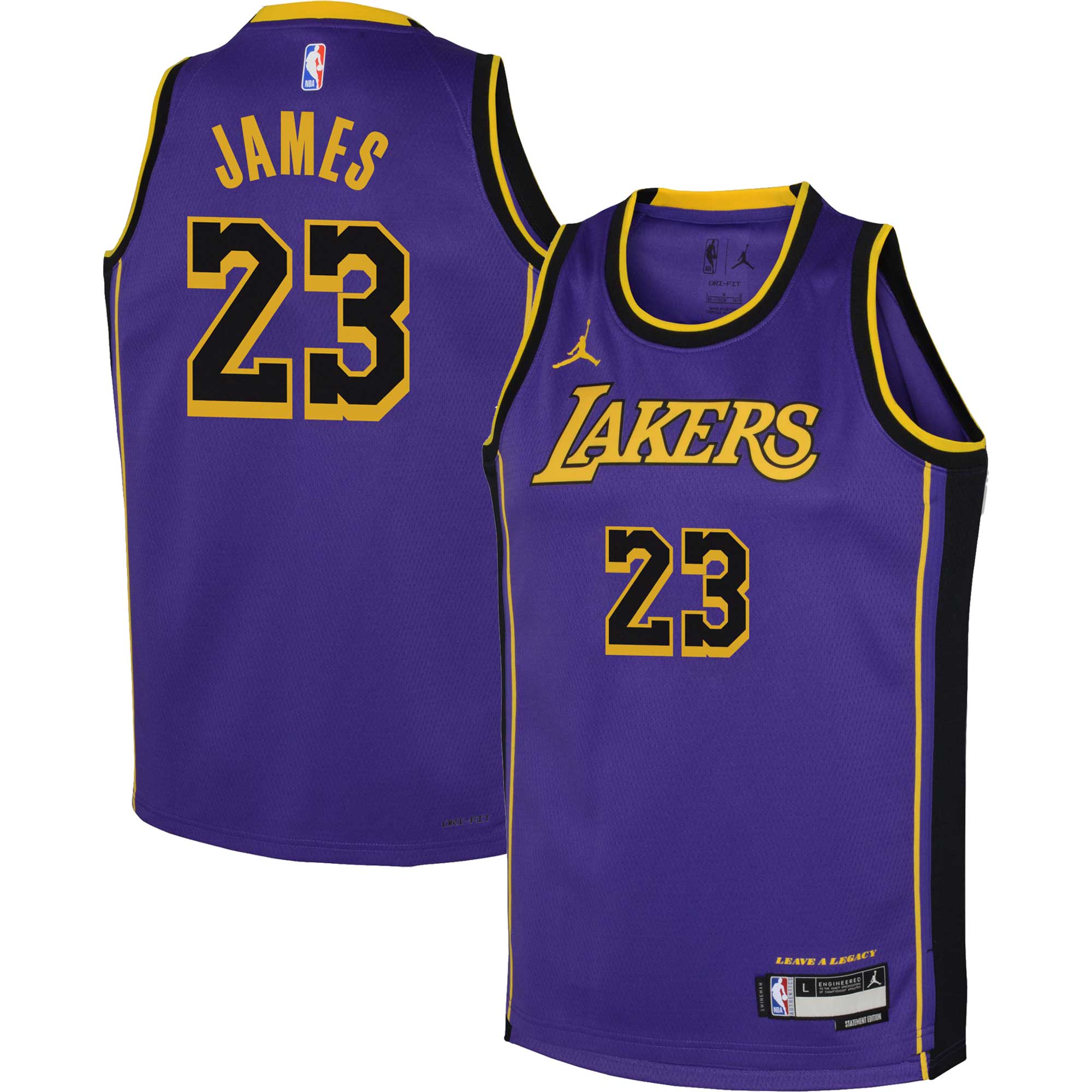 youth los angeles lakers lebron james jordan brand purple swingman jersey – statement edition – Genuine NBA Hats & Jerseys for Fans