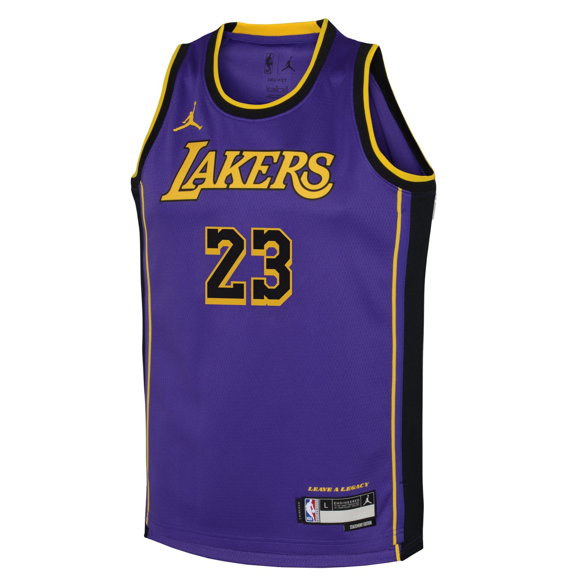 youth los angeles lakers lebron james jordan brand purple swingman jersey – statement edition – Genuine NBA Hats & Jerseys for Fans