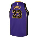 youth los angeles lakers lebron james jordan brand purple swingman jersey – statement edition – Genuine NBA Hats & Jerseys for Fans