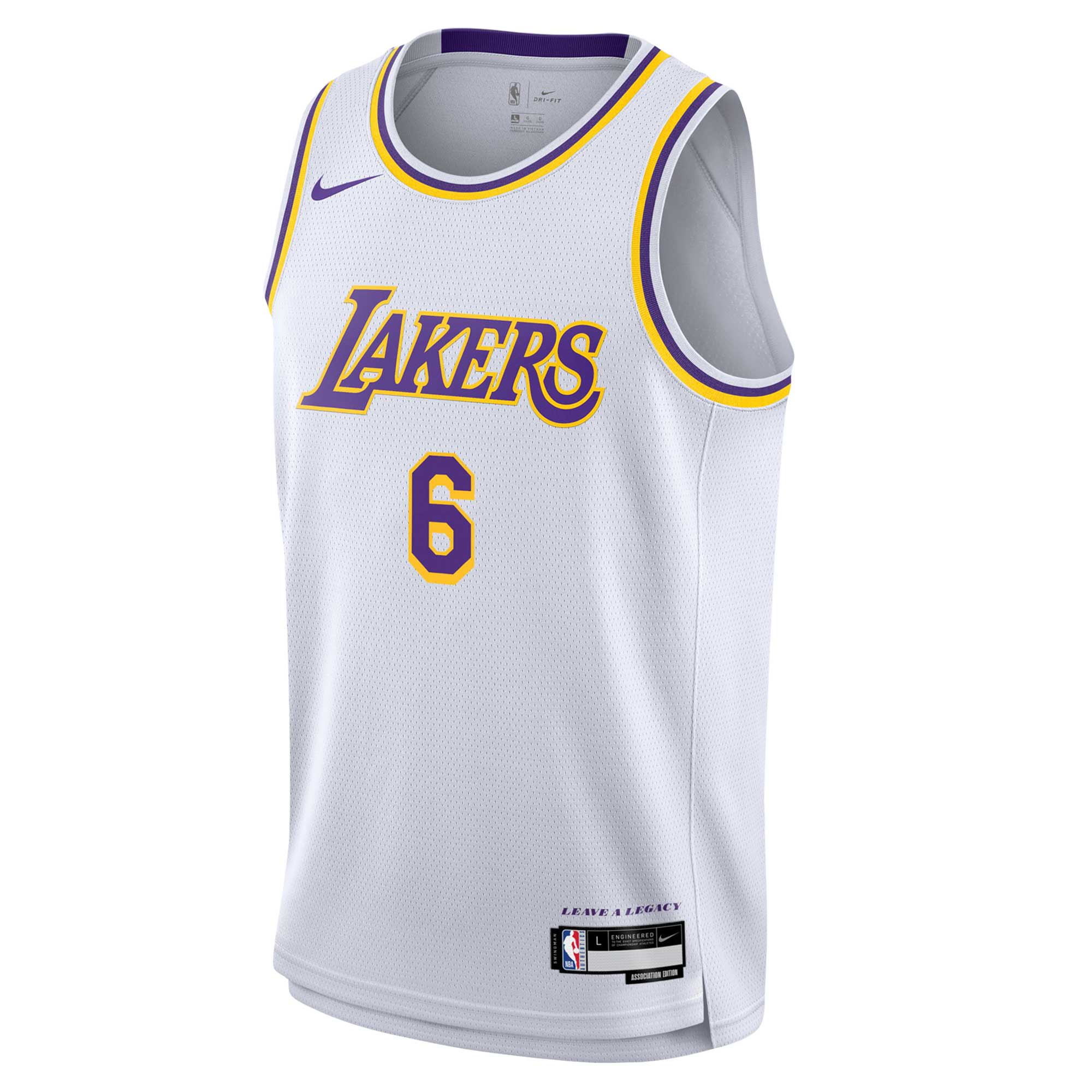 youth los angeles lakers lebron james nike white swingman jersey – association edition – Genuine NBA Hats & Jerseys for Fans