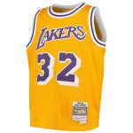 youth los angeles lakers magic johnson mitchell amp ness gold swingman throwback jersey – Genuine NBA Hats & Jerseys for Fans