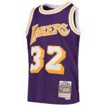 youth los angeles lakers magic johnson mitchell amp ness purple 1984-85 hardwood classics swingman throwback jersey – Genuine NBA Hats & Jerseys for Fans