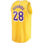 youth los angeles lakers rui hachimura fanatics gold fast break player jersey – icon edition – Genuine NBA Hats & Jerseys for Fans