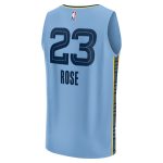 youth memphis grizzlies derrick rose fanatics light blue fast break player jersey – statement edition – Genuine NBA Hats & Jerseys for Fans