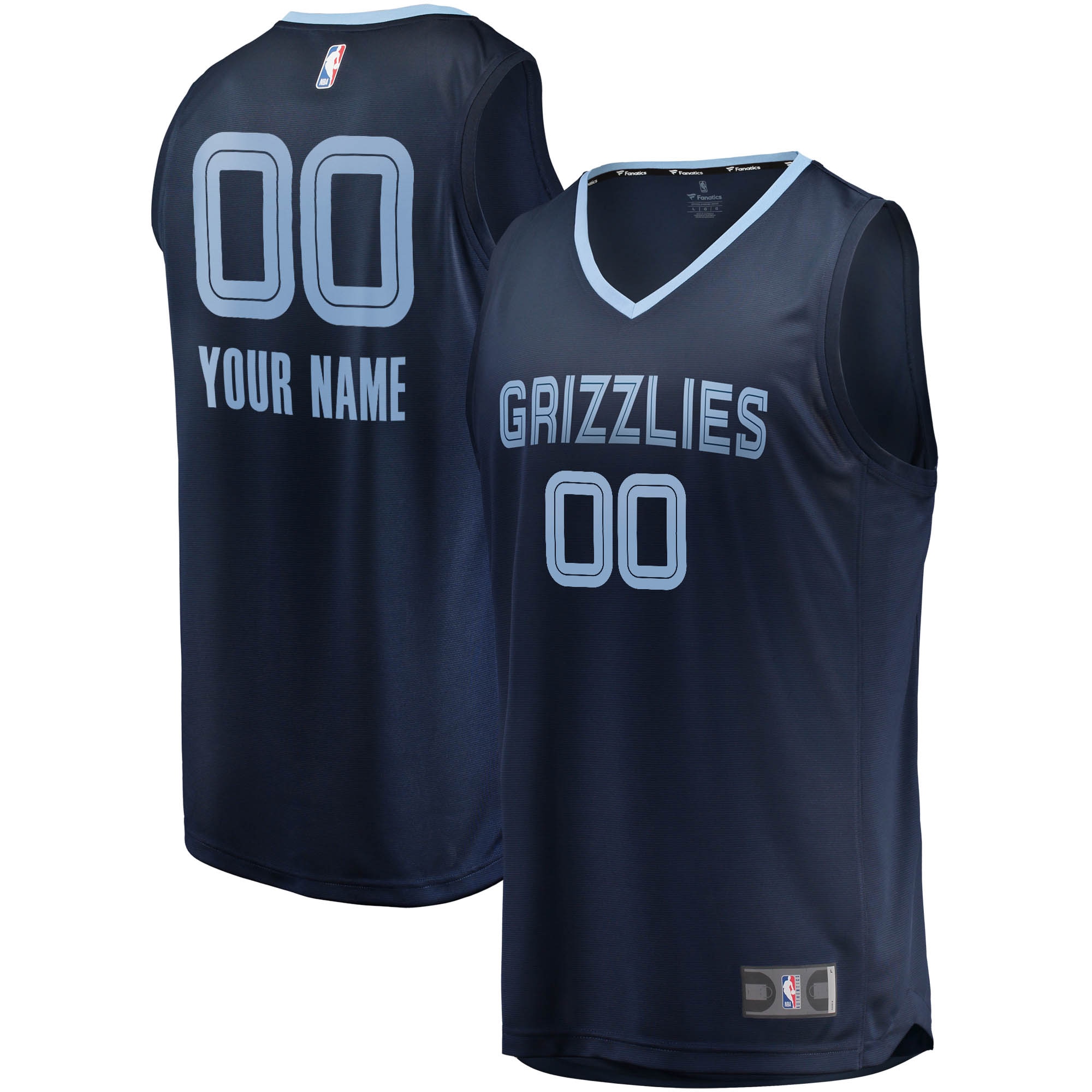 youth memphis grizzlies fanatics navy fast break custom replica jersey – icon edition – Genuine NBA Hats & Jerseys for Fans youth memphis grizzlies fanatics navy fast break custom replica jersey – icon edition – Genuine NBA Hats & Jerseys for Fans