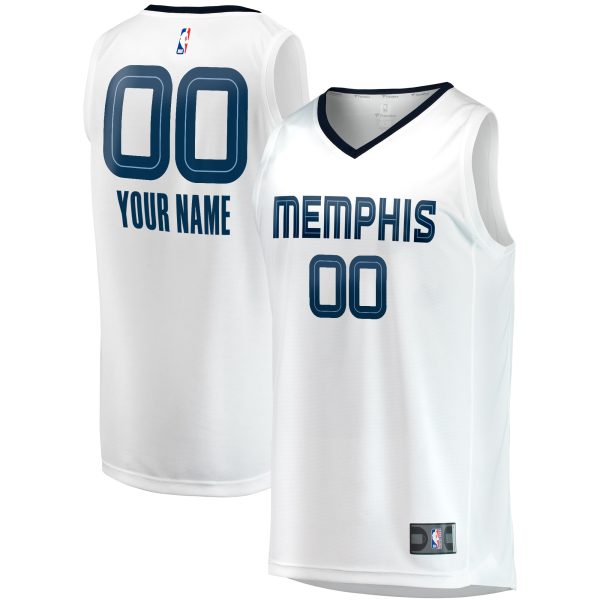 youth memphis grizzlies fanatics white fast break replica custom jersey – association edition – Genuine NBA Hats & Jerseys for Fans