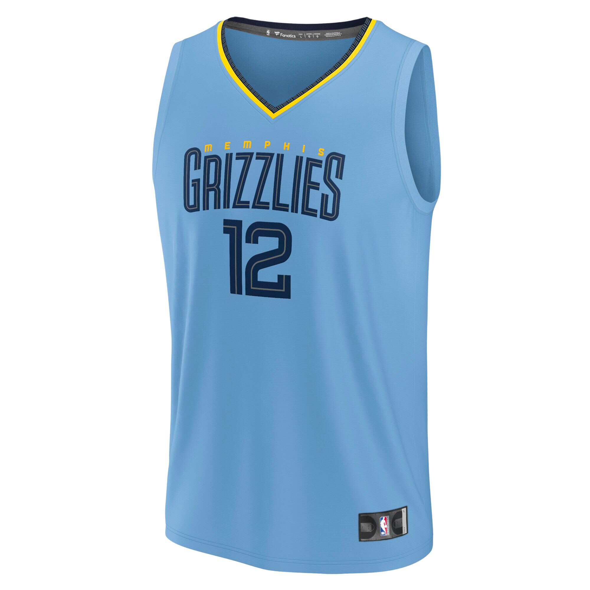 youth memphis grizzlies ja morant fanatics light blue fast break player jersey – statement edition – Genuine NBA Hats & Jerseys for Fans