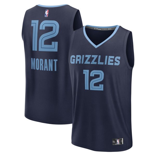 youth memphis grizzlies ja morant fanatics navy fast break replica player jersey – icon edition – Genuine NBA Hats & Jerseys for Fans